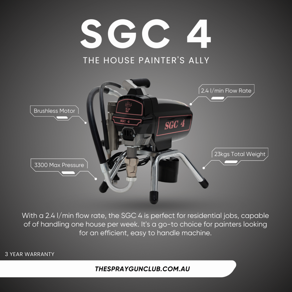 SGC 4 Electric Airless Spray Gun Product Flyer